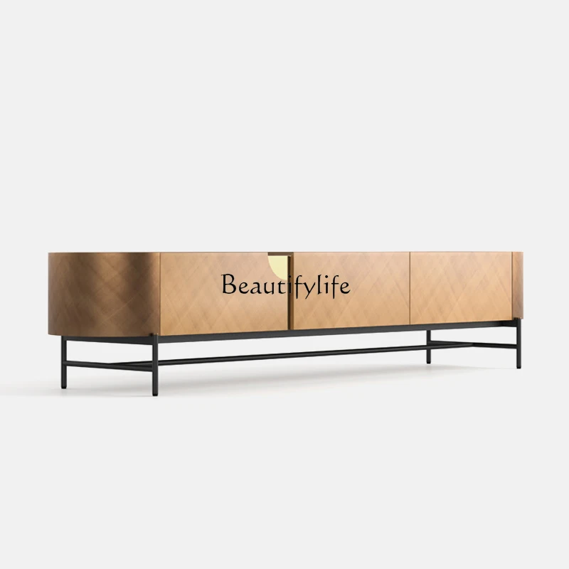Italian light luxury floor cabinet modern simple living room tall solid wood TV cabinet
Italian light luxury floor cabinet modern simple living room tall solid wood TV cabinet