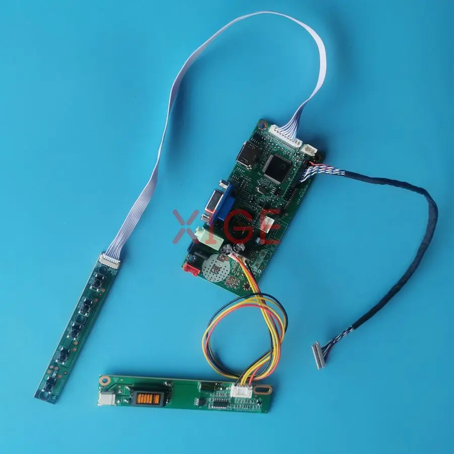 LCD Screen Drive Controller Board Fit B121EW01 B121EW02 B121EW03 B121EW05 1280x800 20 Pins LVDS VGA+HDMI 1280*800 1-CCFL DIY Kit
LCD Screen Drive Controller Board Fit B121EW01 B121EW02 B121EW03 B121EW05 1280x800 20 Pins LVDS VGA+HDMI 1280*800 1-CCFL DIY Kit