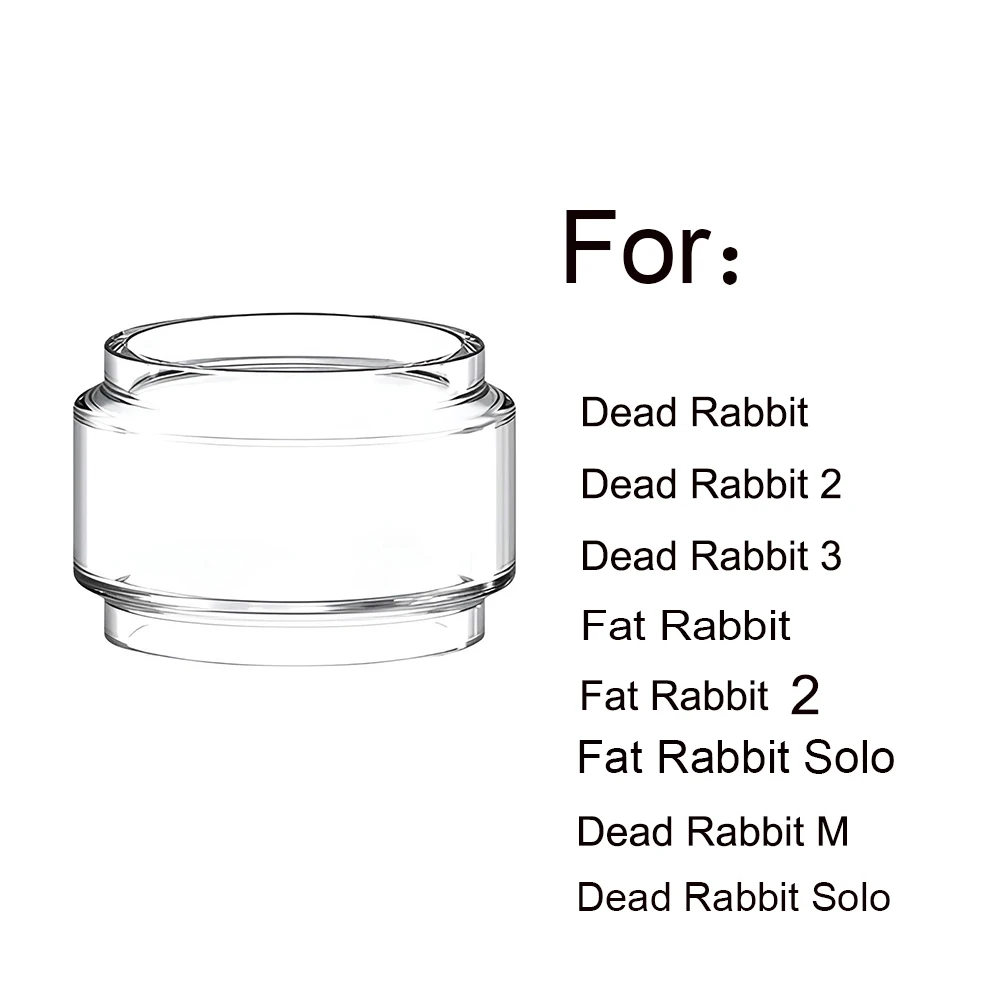 Dead Rabbit V3 RTA Glass Transparent V1 V2 M Fat Rabbit 2 SOLO Replacement Bubble Fat Straight Glass Tube
Dead Rabbit V3 RTA Glass Transparent V1 V2 M Fat Rabbit 2 SOLO Replacement Bubble Fat Straight Glass Tube