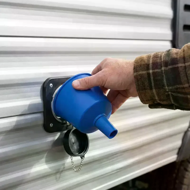 1Pcs 3D Printed Water Filling Funnel RV Water Tank Filling Funnel Essential RV Accessory Suitable For All Types Of RV Trailers
1Pcs 3D Printed Water Filling Funnel RV Water Tank Filling Funnel Essential RV Accessory Suitable For All Types Of RV Trailers