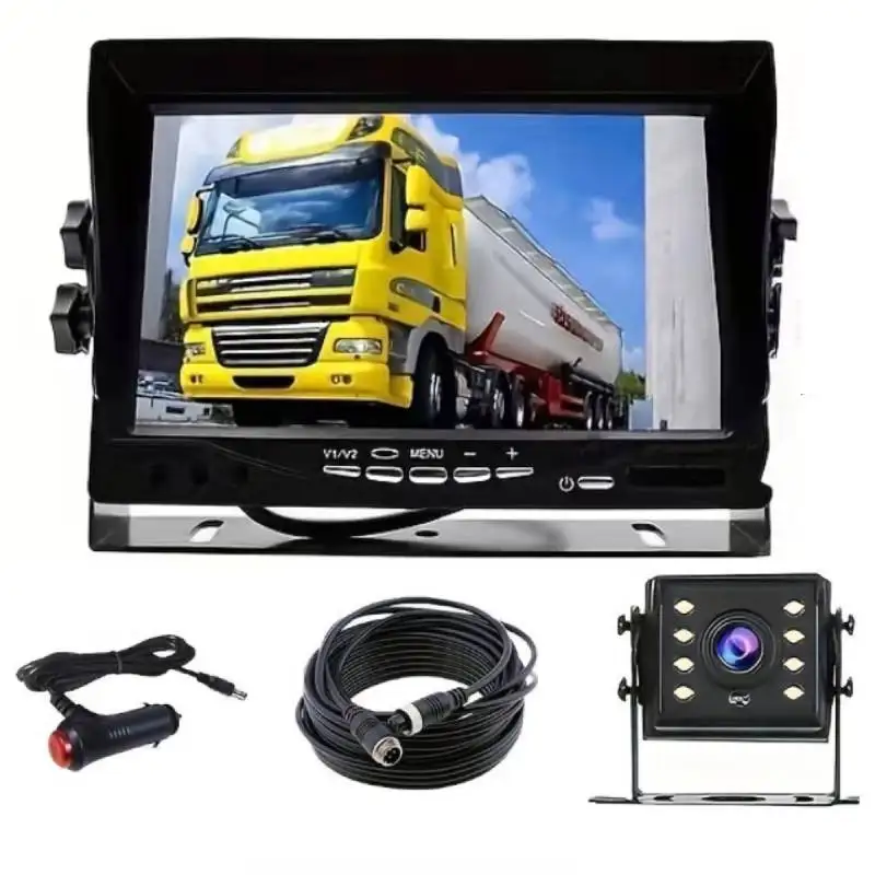 7Inch Heavy Duty U-Shaped Mount Rear View Monitor Kit with Backup Camera Parking Wide Viewing Angle Fits Buses Trucks RVs
7Inch Heavy Duty U-Shaped Mount Rear View Monitor Kit with Backup Camera Parking Wide Viewing Angle Fits Buses Trucks RVs