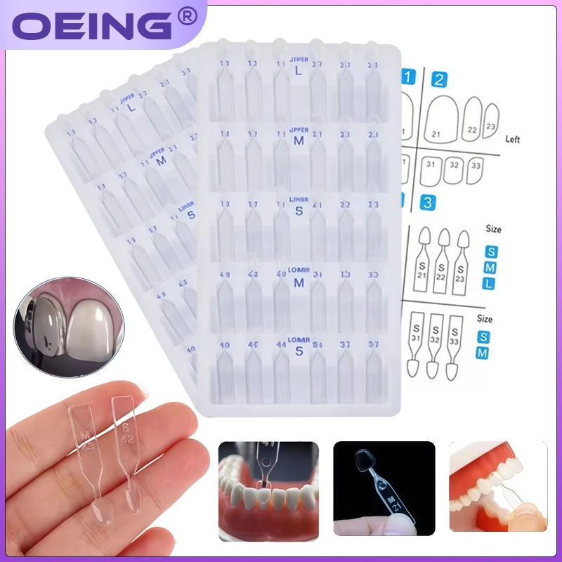 1 Set Dental Veneer Mould Kit Composite Resin Mold Front Teeth Beauty Veneers Autoclavable Teeth Whitening Tools
1 Set Dental Veneer Mould Kit Composite Resin Mold Front Teeth Beauty Veneers Autoclavable Teeth Whitening Tools