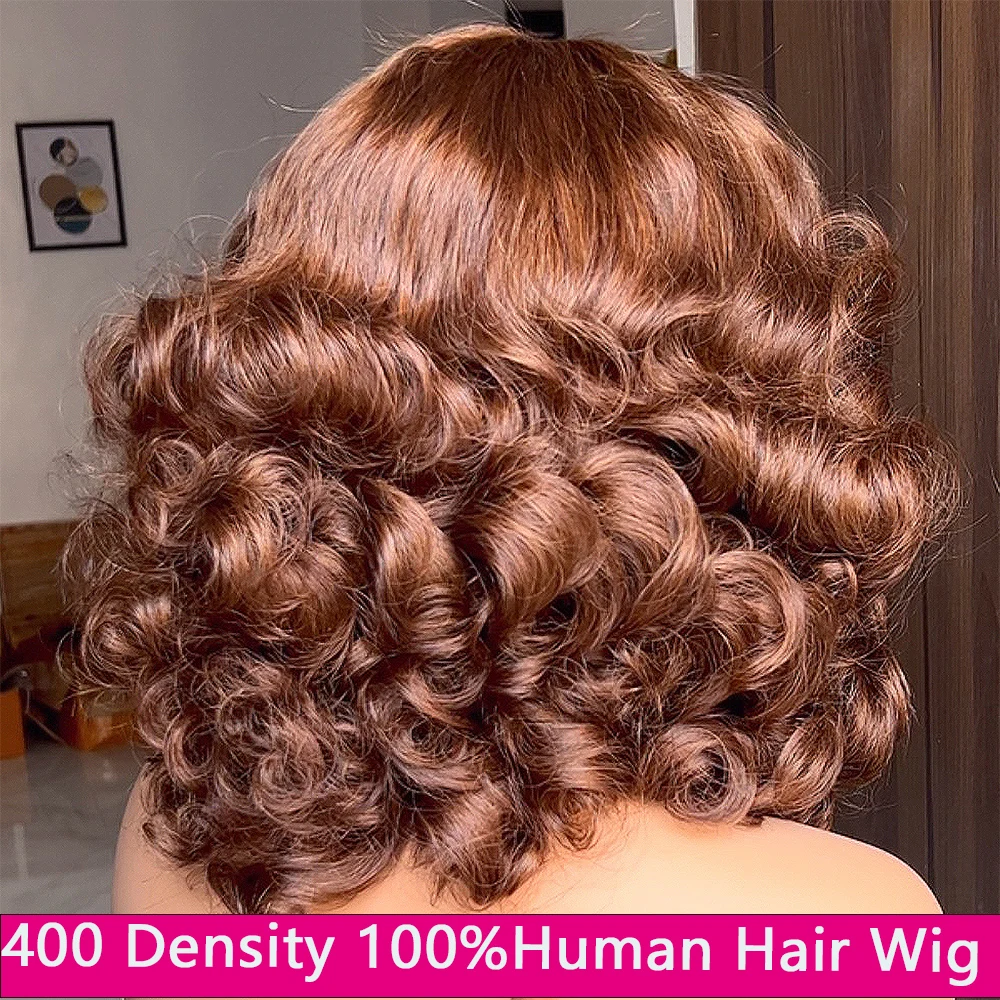 400 Density Bouncy Curly Glueless Wigs 13x6 HD Transparent Lace Frontal Wig 16-36 Inch Preplucked 100% Human Hair Remy Curly Wig
400 Density Bouncy Curly Glueless Wigs 13x6 HD Transparent Lace Frontal Wig 16-36 Inch Preplucked 100% Human Hair Remy Curly Wig