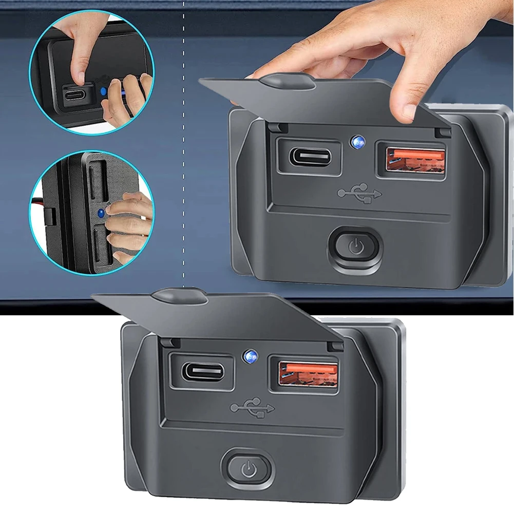 RV Type C USB-разъем для быстрого зарядного устройства с переключателем, светодиодная розетка, быстрая зарядка, замена автомобильных аксессуаров
RV Type C USB-разъем для быстрого зарядного устройства с переключателем, светодиодная розетка, быстрая зарядка, замена автомобильных аксессуаров