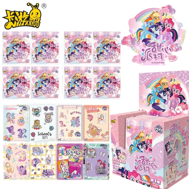 В наличии Kayou My Little Pony Heart Joy Pack наклейки Sweetheart Party Collection оригинальные игрушки периферийные карты для фанатов
В наличии Kayou My Little Pony Heart Joy Pack наклейки Sweetheart Party Collection оригинальные игрушки периферийные карты для фанатов