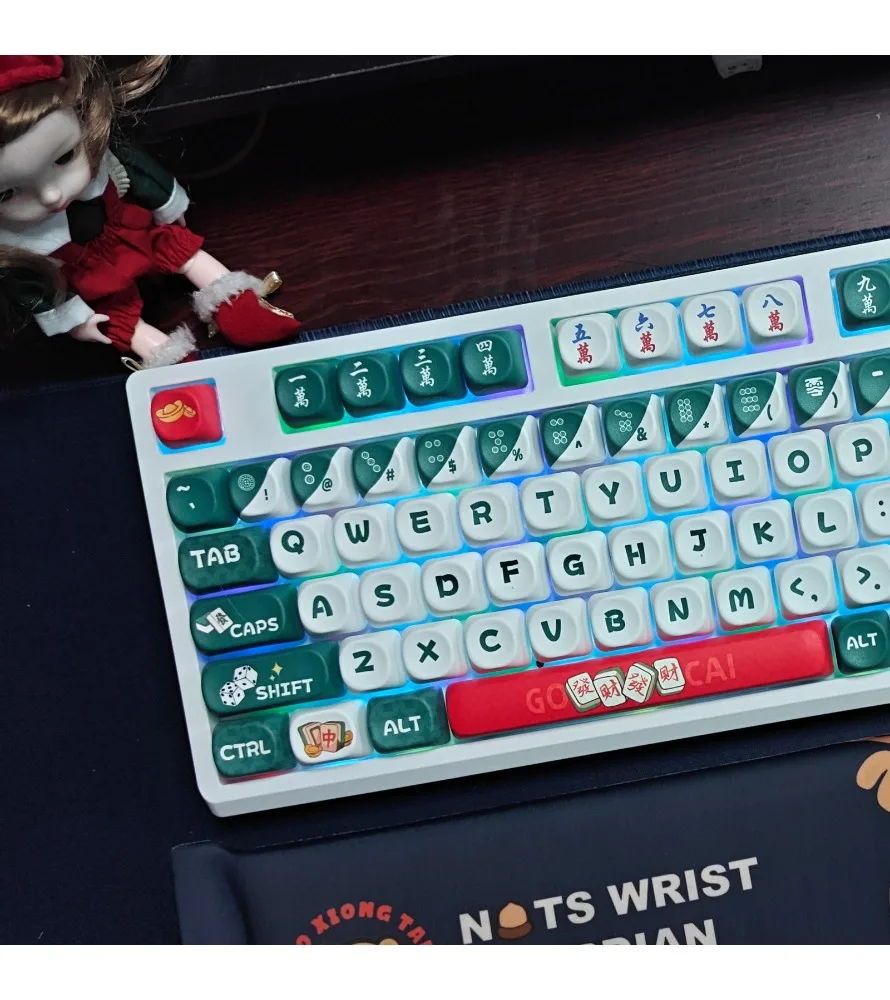 Keycap Keycap Personalized with 2.25/2/7U space mahjong high value keyboard cap MOA cartoon girl PBT
Keycap Keycap Personalized with 2.25/2/7U space mahjong high value keyboard cap MOA cartoon girl PBT