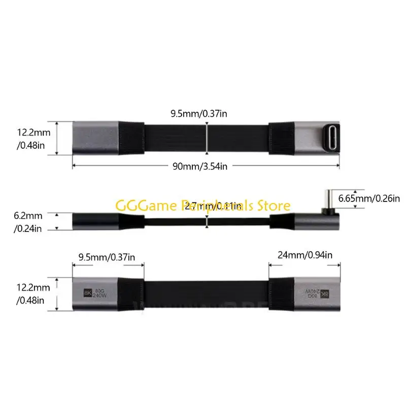 U55B USB4 V2.0 Type C Extender Wire 80Gbps Speed 8K Display Output And 100W Power Delivery Function
U55B USB4 V2.0 Type C Extender Wire 80Gbps Speed 8K Display Output And 100W Power Delivery Function