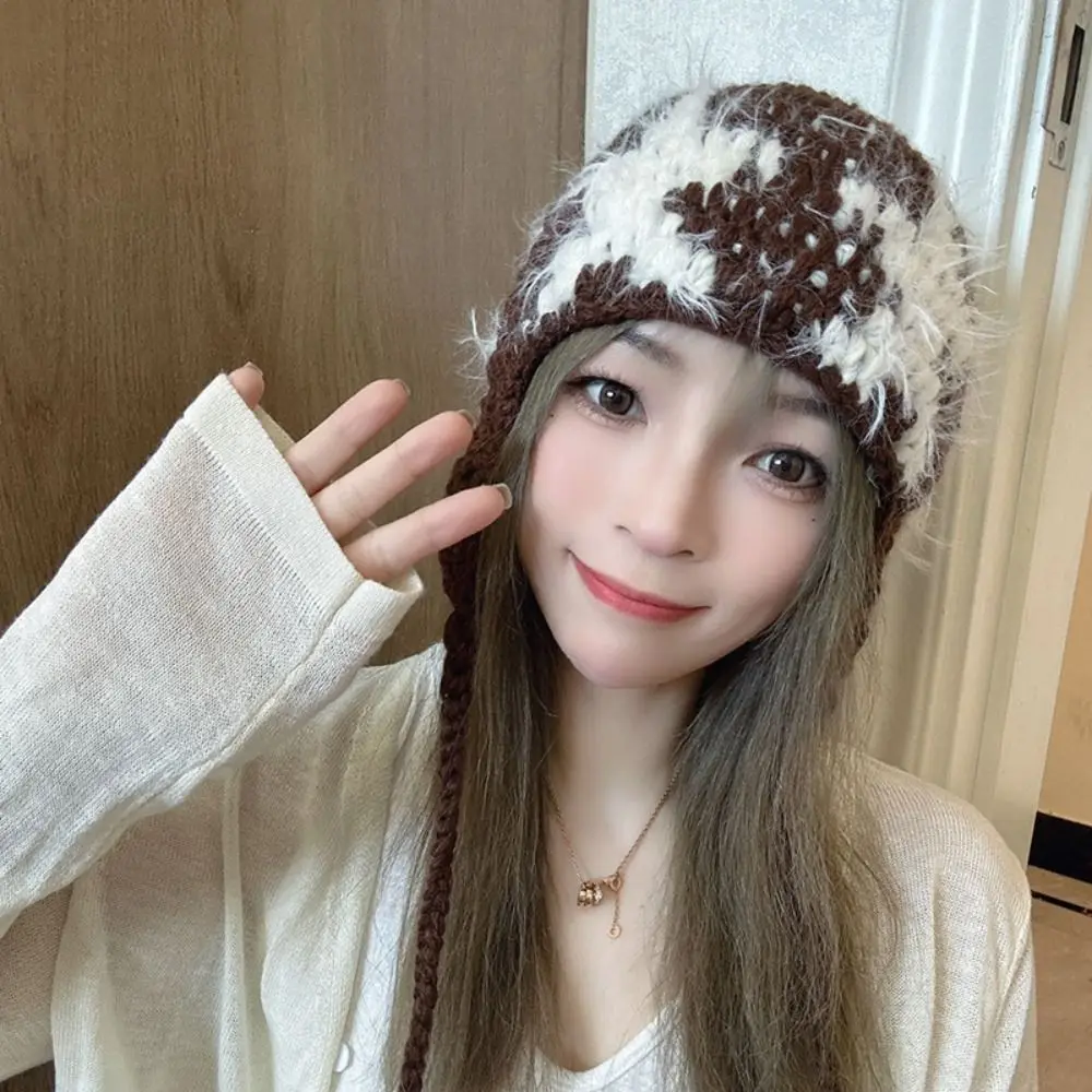 Trend Autumn Winter Plush Hat Versatile Thicked Ear Protection Hat Knitted Anti-cold Warm Hat
Trend Autumn Winter Plush Hat Versatile Thicked Ear Protection Hat Knitted Anti-cold Warm Hat