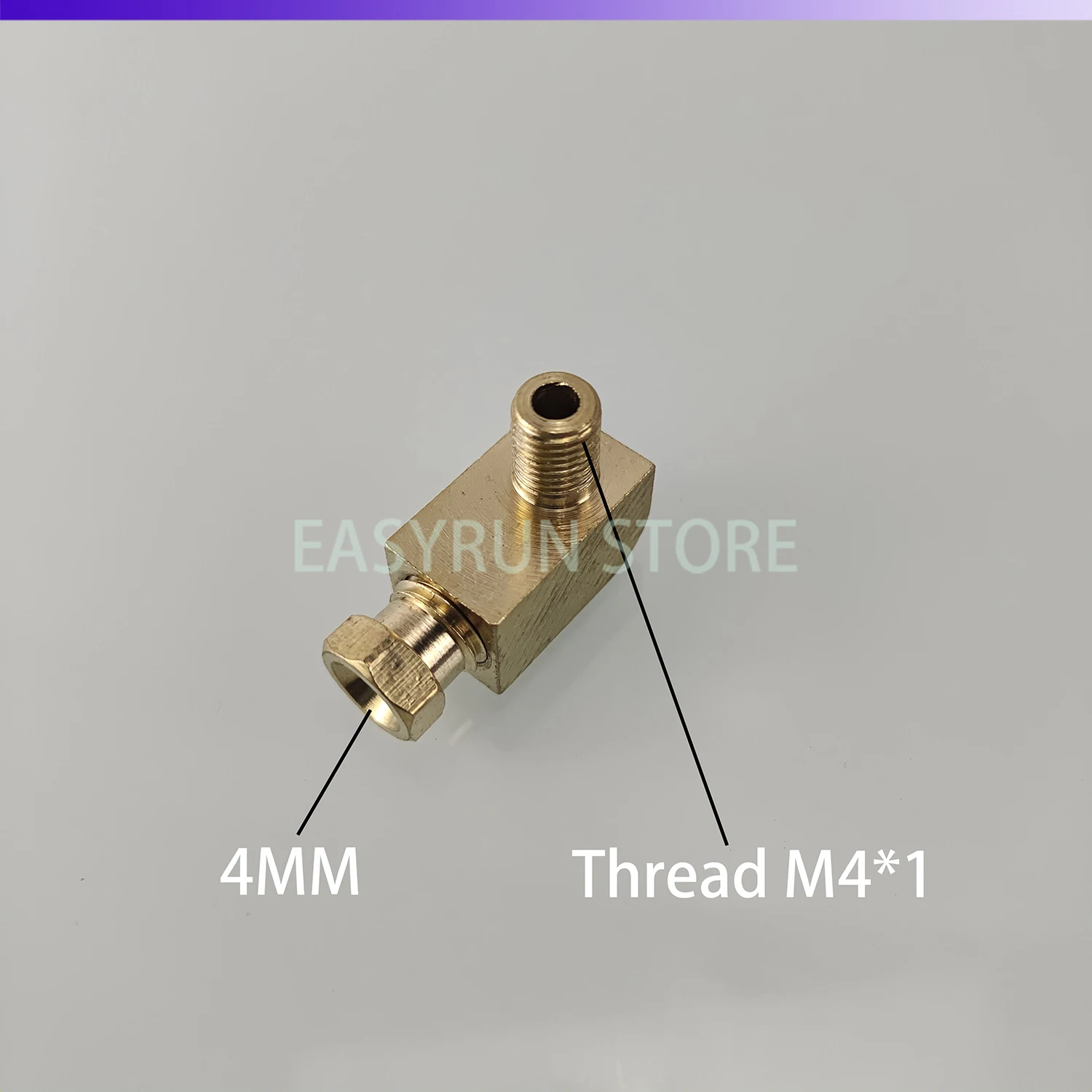 4mm 8mm Right Angle Lubrication Coupling, R1/4" M4*1 Thread for Sliding Copper Pipe 10 pieces
4mm 8mm Right Angle Lubrication Coupling, R1/4" M4*1 Thread for Sliding Copper Pipe 10 pieces