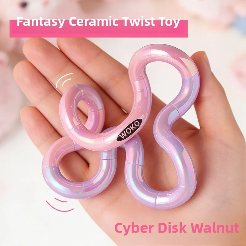 Популярная интерактивная пластиковая игрушка Net Red Tango Twist Stone для снятия стресса для девочек, меняющая цвет при нагревании
Популярная интерактивная пластиковая игрушка Net Red Tango Twist Stone для снятия стресса для девочек, меняющая цвет при нагревании