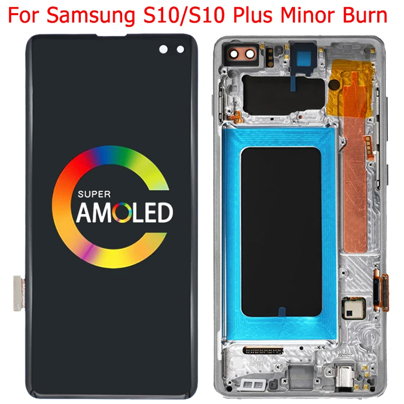 Original SM-G975F LCD For Samsung S10 Plus LCD Display With Frame S10 G973F/DS G973 S10 Plus G975A LCD Touch Screen Shade
Original SM-G975F LCD For Samsung S10 Plus LCD Display With Frame S10 G973F/DS G973 S10 Plus G975A LCD Touch Screen Shade
