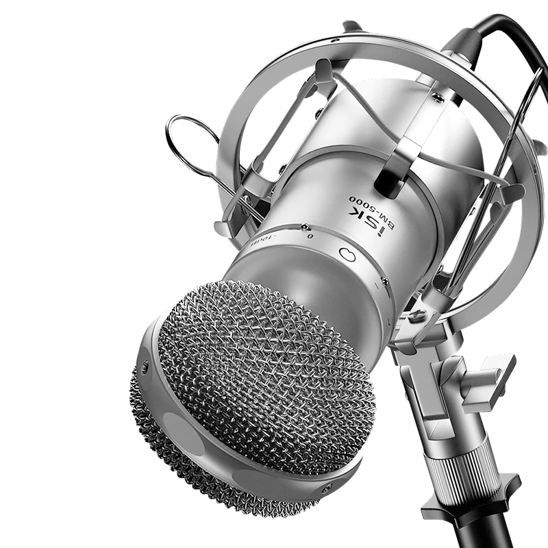 ISK BM-5000 Professional Condenser Microphone for Computer Recording Studio Performance Mic Shock
ISK BM-5000 Professional Condenser Microphone for Computer Recording Studio Performance Mic Shock