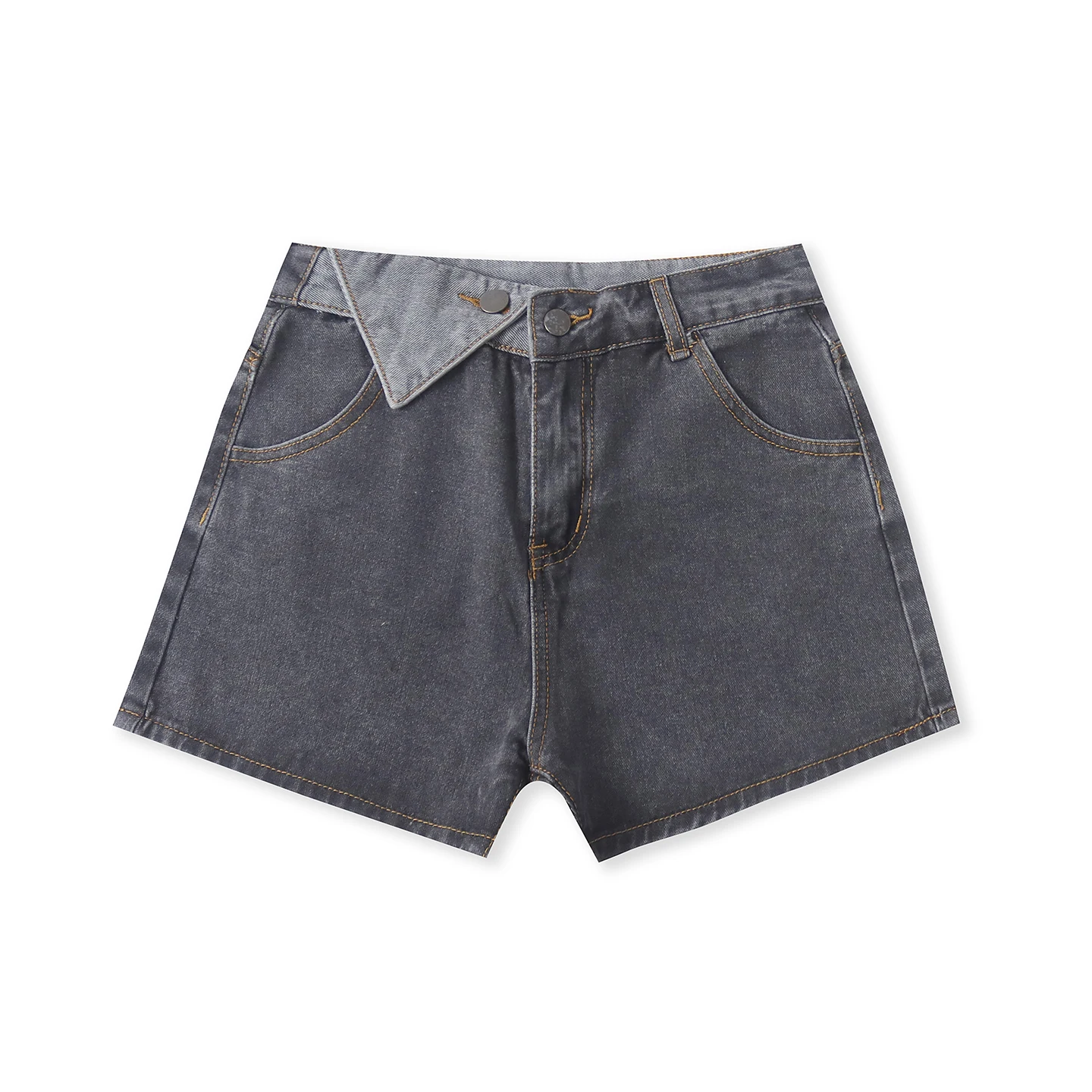 High Waist Washed Denim Shorts Women's Fashionable Versatile Slimming Summer New Style Casual High Waistline Hot Pants
High Waist Washed Denim Shorts Women's Fashionable Versatile Slimming Summer New Style Casual High Waistline Hot Pants