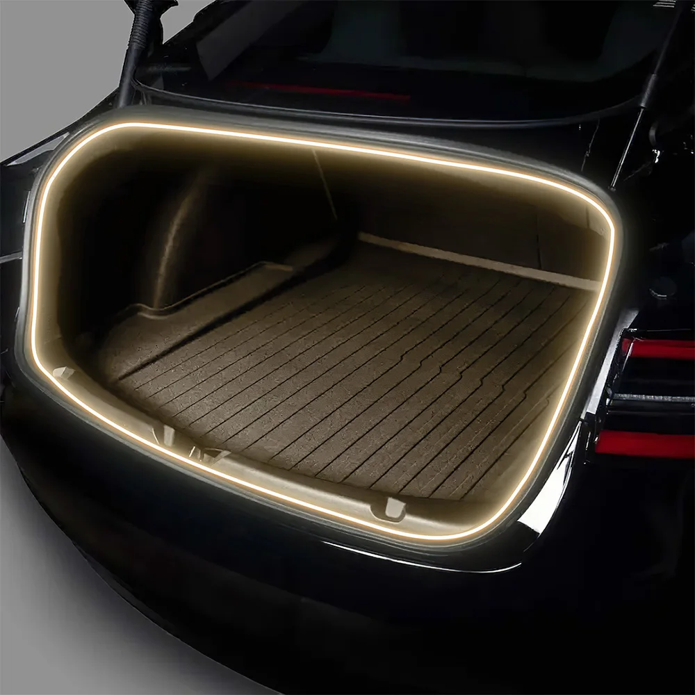 Rear Trunk Tailgate LED Light Strip for Tesla Model 3 Y RGB 12V Waterproof Ambient Rear Door Interior Decorative Lighting Kit
Rear Trunk Tailgate LED Light Strip for Tesla Model 3 Y RGB 12V Waterproof Ambient Rear Door Interior Decorative Lighting Kit