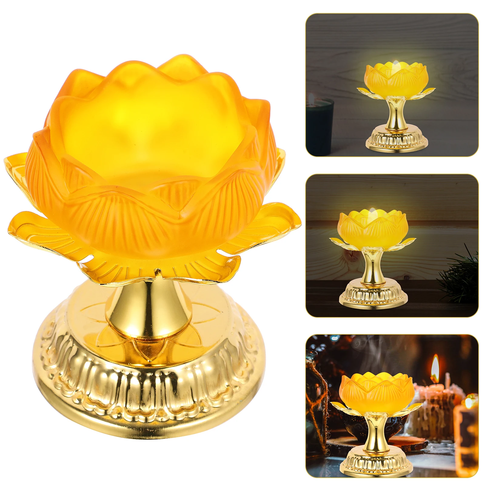 Holder Ghee Lamp Candles Holders Flower Shape Tealight Alloy Decorative Candleholder Butter Base Golden
Holder Ghee Lamp Candles Holders Flower Shape Tealight Alloy Decorative Candleholder Butter Base Golden