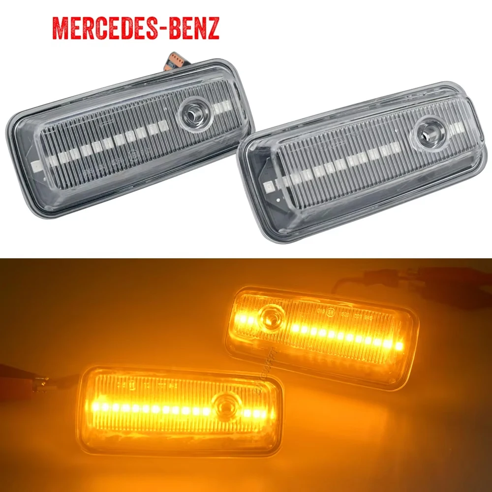 Dynamic LED Indicator Lamp Side Marker Signal Light For Mercedes-Benz G-Class W463 W461 G500 G550 G55 G63 G65 1986 - 2002
Dynamic LED Indicator Lamp Side Marker Signal Light For Mercedes-Benz G-Class W463 W461 G500 G550 G55 G63 G65 1986 - 2002