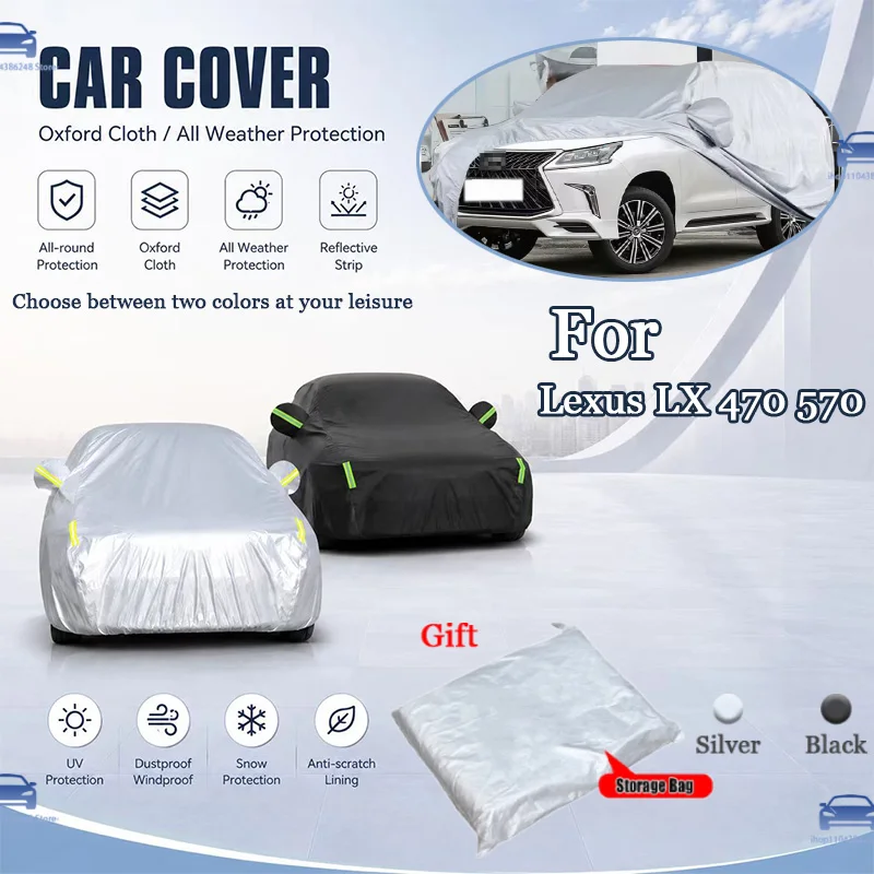 For Lexus Lx 470 570 Accessories All Weather Oxford Car Cover Uv Snow Dustproof Reflective Strip Outdoor Protection
For Lexus Lx 470 570 Accessories All Weather Oxford Car Cover Uv Snow Dustproof Reflective Strip Outdoor Protection