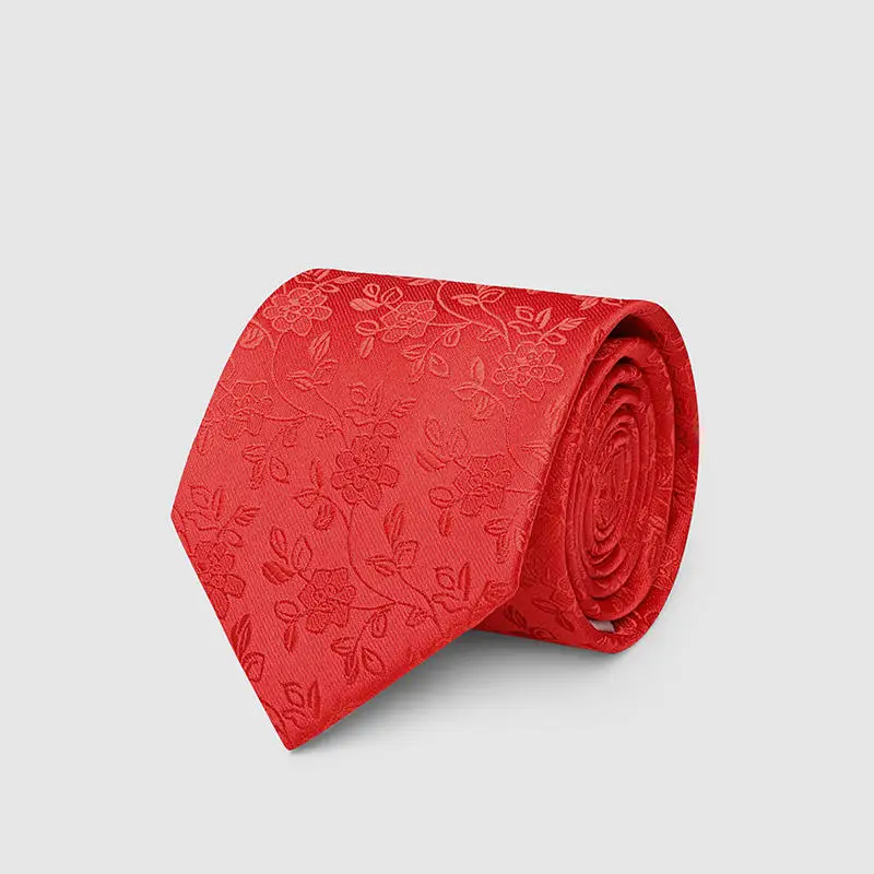 High Quality Standard 8cm Wide Handmade Red Dark Red Vine Shaped Flower Pattern For Men's Wedding Banquet Suit Accessories Tie
High Quality Standard 8cm Wide Handmade Red Dark Red Vine Shaped Flower Pattern For Men's Wedding Banquet Suit Accessories Tie