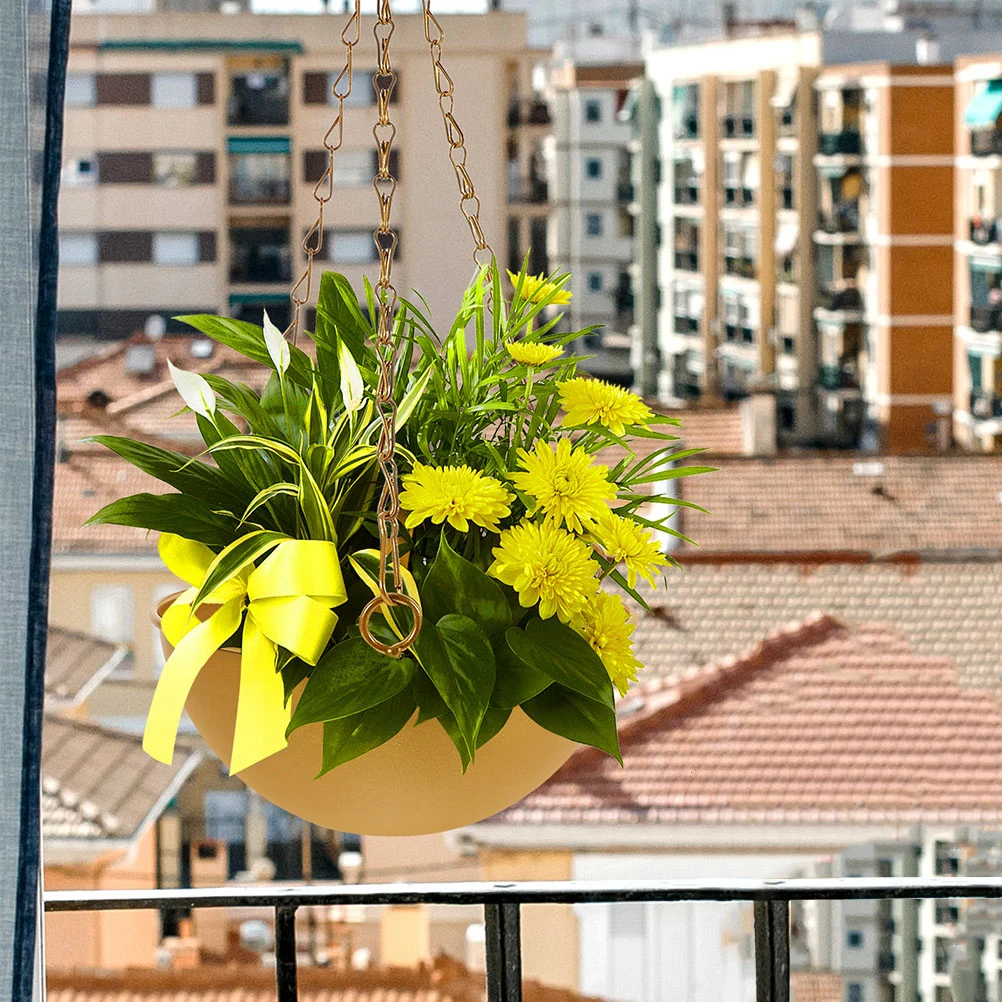 2pcs Plastic Hanging Flower Pot Small Decorative Planters for Garden Succulent Space Saving
2pcs Plastic Hanging Flower Pot Small Decorative Planters for Garden Succulent Space Saving