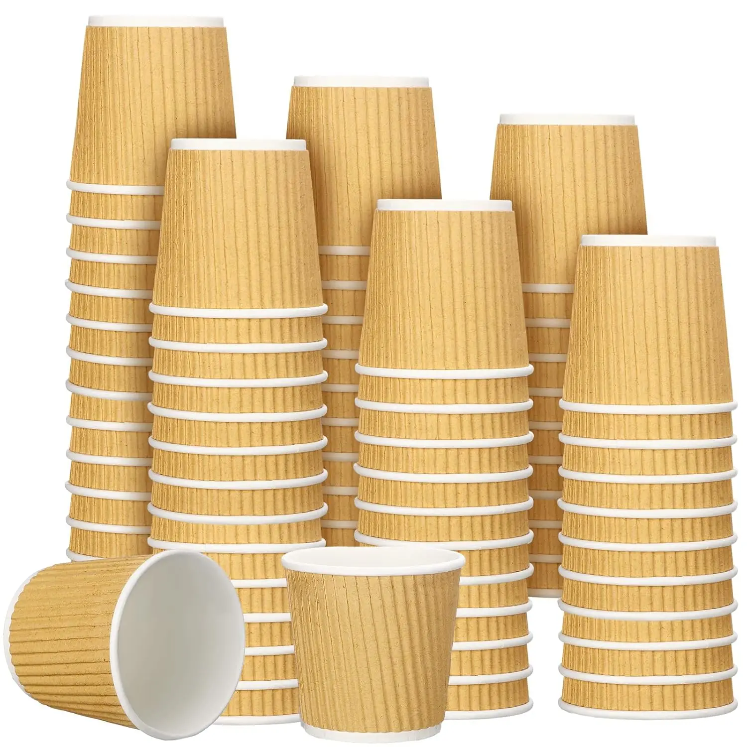 200 Pcs 4 oz Disposable Espresso Coffee Cups Ripple Corrugated Paper Insulated Hot Cups for Party Cold Drinks Hot Bevera
200 Pcs 4 oz Disposable Espresso Coffee Cups Ripple Corrugated Paper Insulated Hot Cups for Party Cold Drinks Hot Bevera