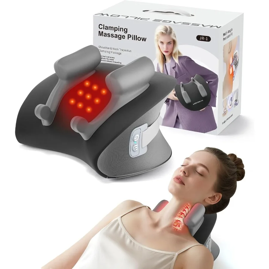 Cordless Portable Shiatsu Neck Massager with Heat for Deep Tissue Kneading Massage 10Minute Timer Feature for Targeted Muscle P
Cordless Portable Shiatsu Neck Massager with Heat for Deep Tissue Kneading Massage 10Minute Timer Feature for Targeted Muscle P