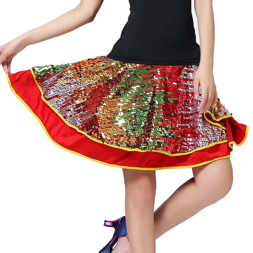 customized women's adult belly dance costume sexy sequin short skirt ballroom dance performance costume big swing skirt faldas
customized women's adult belly dance costume sexy sequin short skirt ballroom dance performance costume big swing skirt faldas