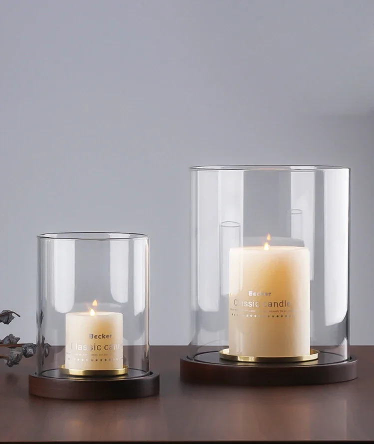 Nordic creative candle holder ornament glass lampshade home romantic candlelight dinner model room B&B decoration candle shade
Nordic creative candle holder ornament glass lampshade home romantic candlelight dinner model room B&B decoration candle shade