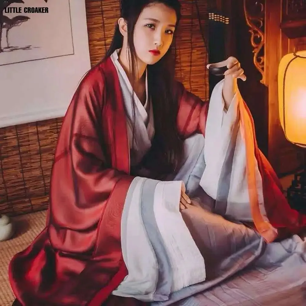 Oriental Hanfu Coat Chinese Traditional Han Tang Dynasty Ancient Elegant Cloak Women Dance Jacket Wear Red Cardigan for Men
Oriental Hanfu Coat Chinese Traditional Han Tang Dynasty Ancient Elegant Cloak Women Dance Jacket Wear Red Cardigan for Men