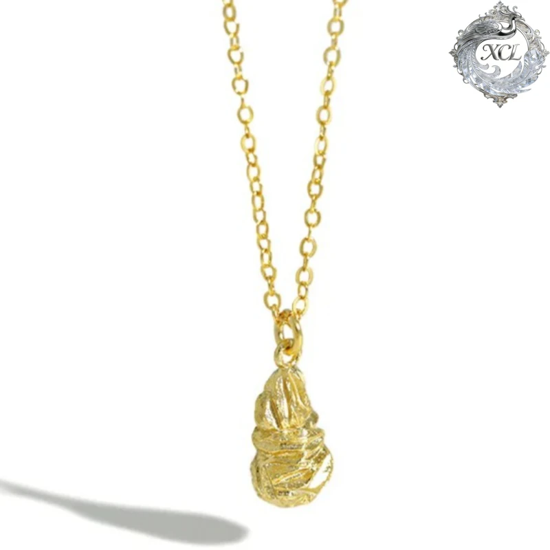 Серебряное колье-чокер XCL 925 пробы с подвеской в виде капли воды, простой узор, модное украшение для женщин
Серебряное колье-чокер XCL 925 пробы с подвеской в виде капли воды, простой узор, модное украшение для женщин