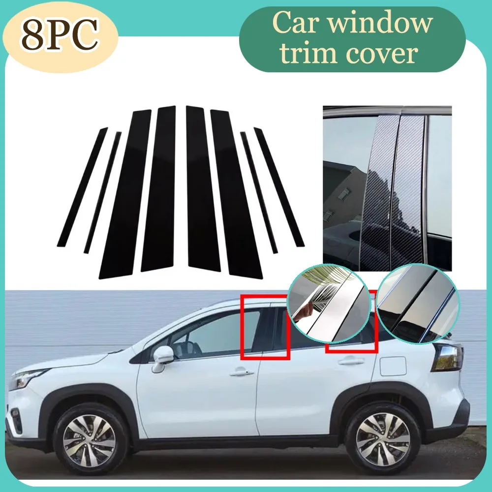 Glosss Black Carbon Silver Pillar Post Fit For Suzuki SX4 s-cross 2014-2017 2018 2019 2020 2021 Cover Window Decal Trim Sticker
Glosss Black Carbon Silver Pillar Post Fit For Suzuki SX4 s-cross 2014-2017 2018 2019 2020 2021 Cover Window Decal Trim Sticker