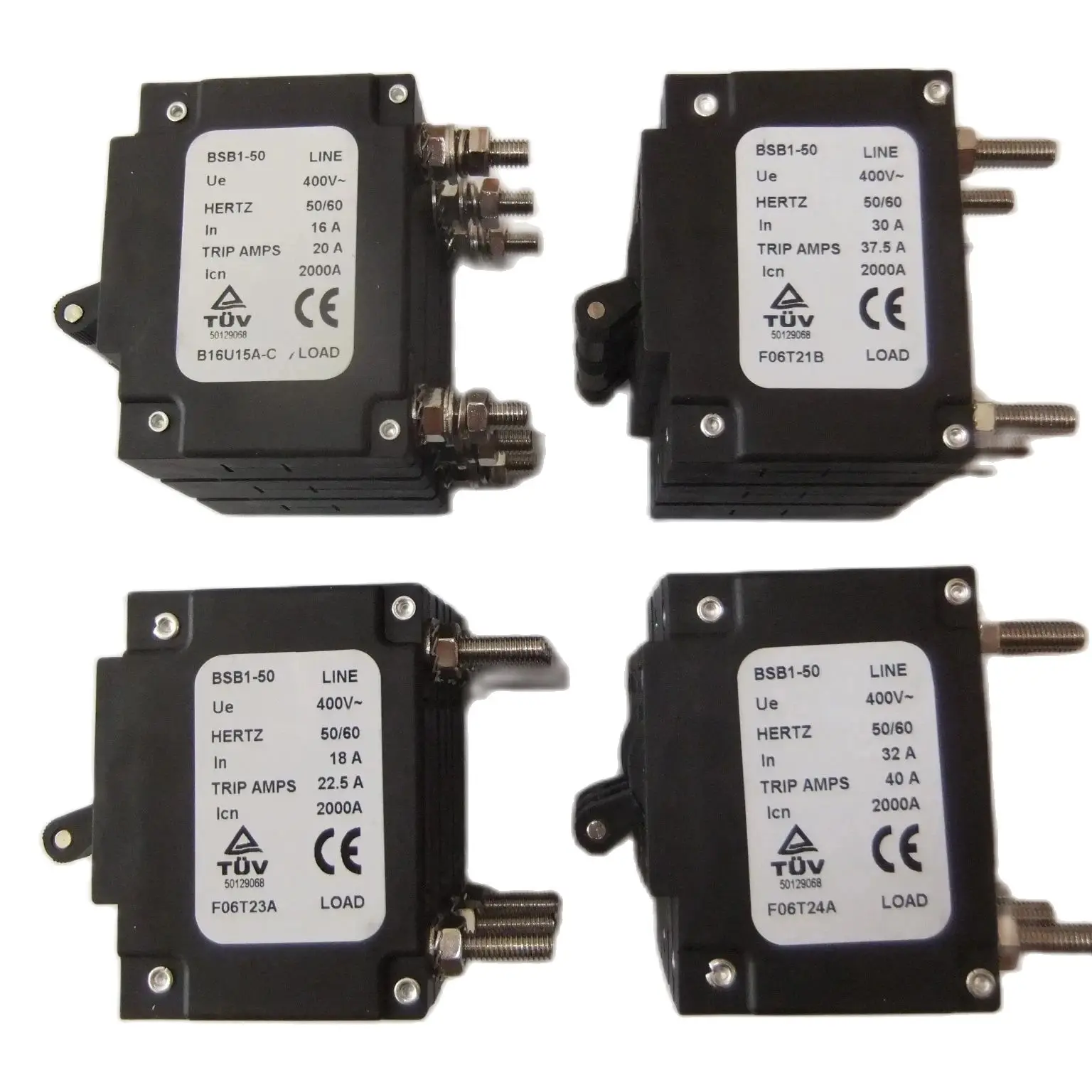 BSB1-50 3P CIRCUIT BREAKER 8A 16A 18A 25A 27A 30A 32A 36A 34.2A 45A 50A GENERATOR PARTS
BSB1-50 3P CIRCUIT BREAKER 8A 16A 18A 25A 27A 30A 32A 36A 34.2A 45A 50A GENERATOR PARTS
