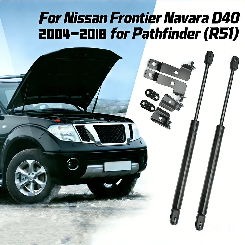 2pcs Car Front Hood Gas Spring Struts Bonnet Lift Supports For Nissan Frontier Navara D40/ACMAT ALTV/Suzuki Equator 2004-2018
2pcs Car Front Hood Gas Spring Struts Bonnet Lift Supports For Nissan Frontier Navara D40/ACMAT ALTV/Suzuki Equator 2004-2018