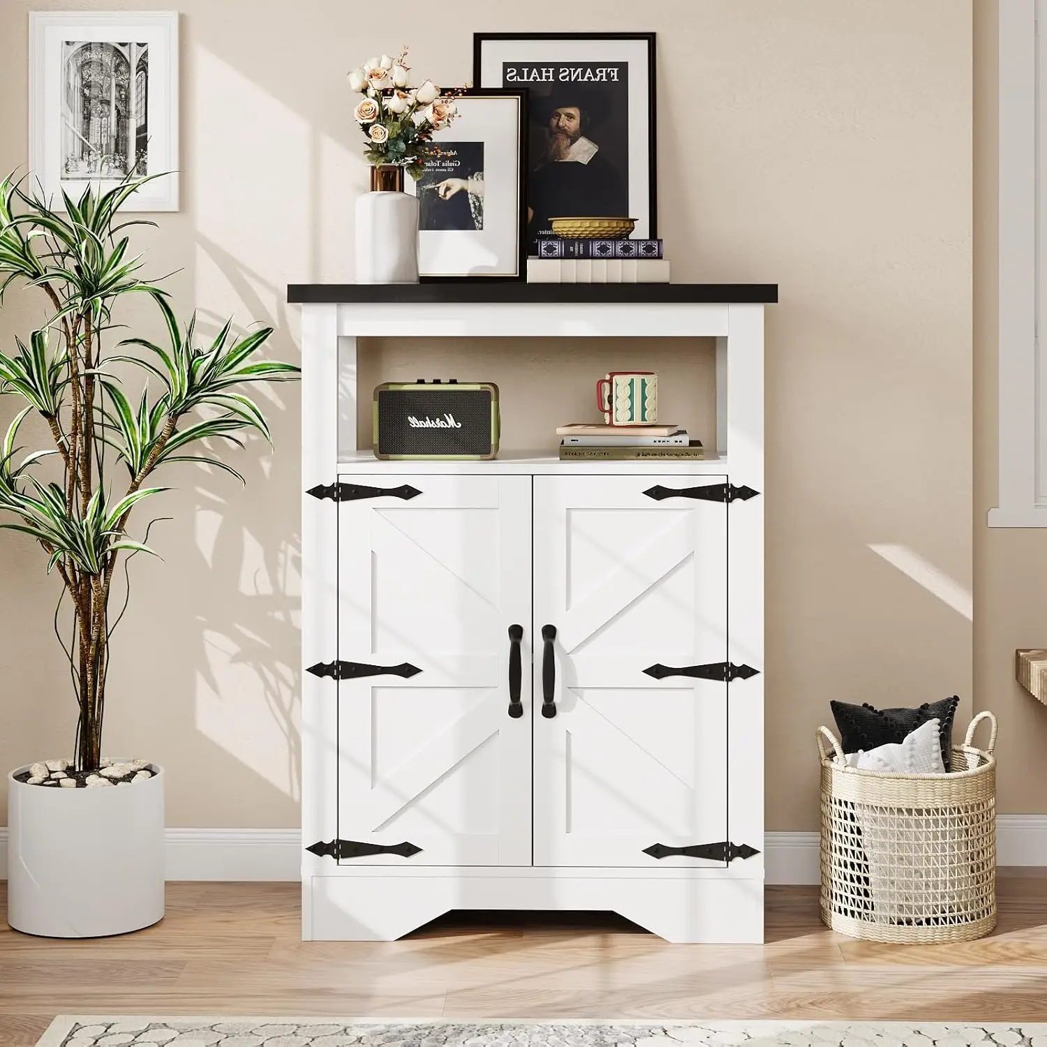Vabches Storage Cabinet with 2 Doors&Storage Shelf Farmhouse Storage Organizer Small Coffee Bar Cabinet for Living Room Kitchen
Vabches Storage Cabinet with 2 Doors&Storage Shelf Farmhouse Storage Organizer Small Coffee Bar Cabinet for Living Room Kitchen