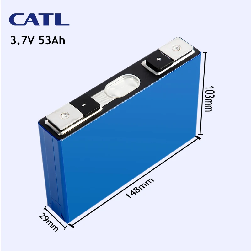 CATL Brand New 3.7V 53Ah Nmc Li Ion Cell Lithium Battery cells storage batteries for solar system EV RV
CATL Brand New 3.7V 53Ah Nmc Li Ion Cell Lithium Battery cells storage batteries for solar system EV RV