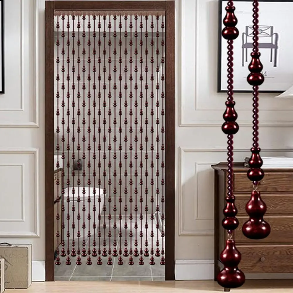 Natural 47x91 Inch Wooden & Bamboo Beaded Door Curtain Divider for Windows & Doorways
Natural 47x91 Inch Wooden & Bamboo Beaded Door Curtain Divider for Windows & Doorways