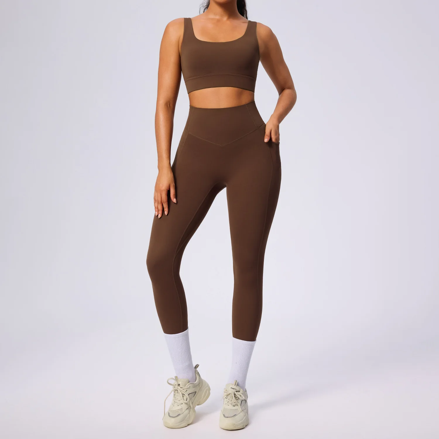 Workout Set Sports Leggings Yoga Exercise Set Women's High Waist Breathable Outdoor Running Set
Workout Set Sports Leggings Yoga Exercise Set Women's High Waist Breathable Outdoor Running Set