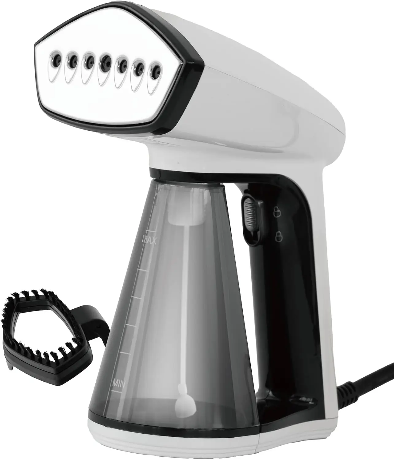 Ручной отпариватель для одежды, 1450 Вт, быстрый нагрев, автоматический запуск, компактный дорожный отпариватель с насадкой-щеткой для удаления ворса
Ручной отпариватель для одежды, 1450 Вт, быстрый нагрев, автоматический запуск, компактный дорожный отпариватель с насадкой-щеткой для удаления ворса