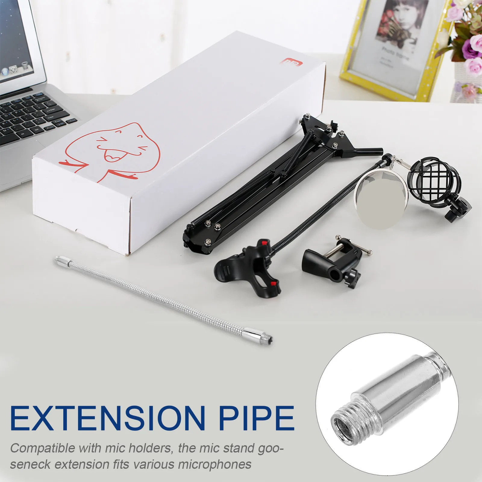 4Pcs Microphone Flexible Gooseneck Extension Tube 6x250mm Metal Male to Male Hose Arm Mic Stand Accessories for Podcast
4Pcs Microphone Flexible Gooseneck Extension Tube 6x250mm Metal Male to Male Hose Arm Mic Stand Accessories for Podcast