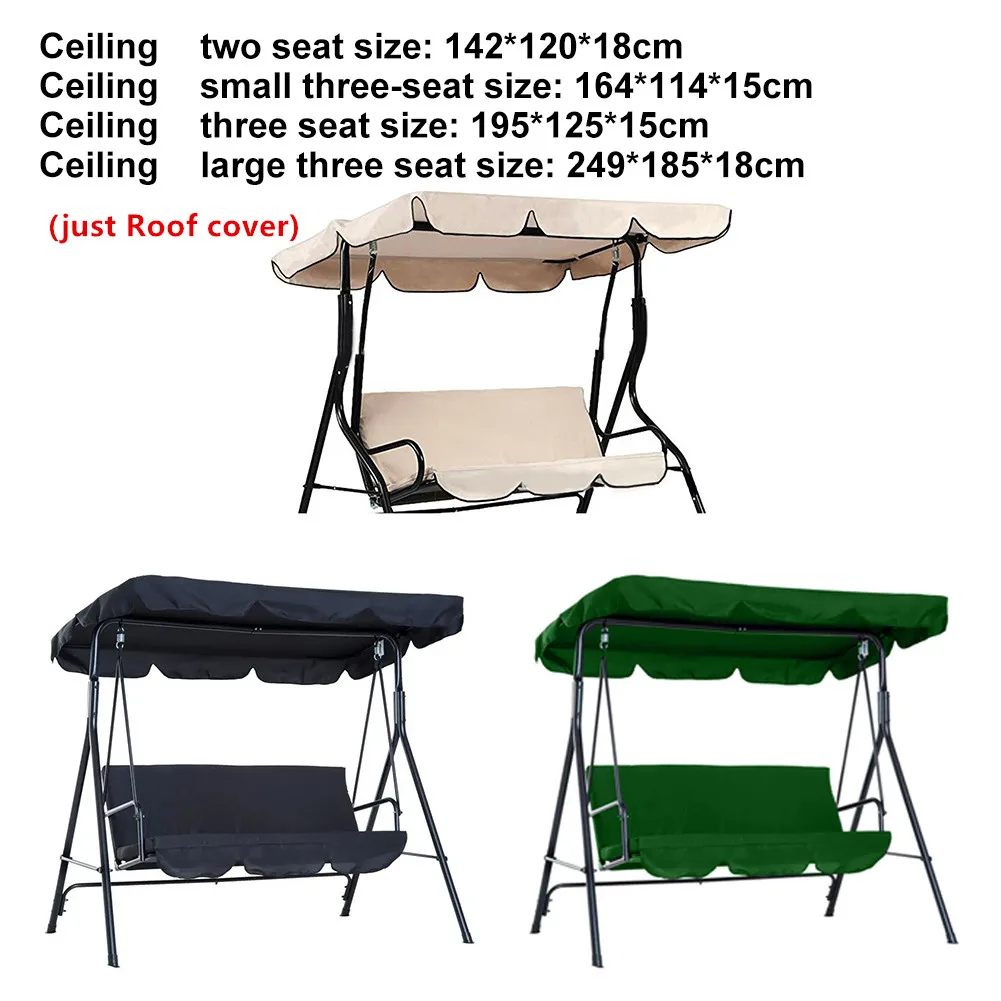 Outdoor Swing Chair Cover Swing Chair Sunshade Cover 210D Waterproof Garden Swing Canopy Roof Cover Green Black Beige
Outdoor Swing Chair Cover Swing Chair Sunshade Cover 210D Waterproof Garden Swing Canopy Roof Cover Green Black Beige