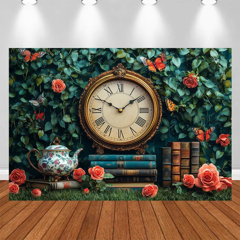 LS Photography Background Wall Clock Books Shrubbery Decor Adult Portrait Photo Backdrop Studio
LS Photography Background Wall Clock Books Shrubbery Decor Adult Portrait Photo Backdrop Studio