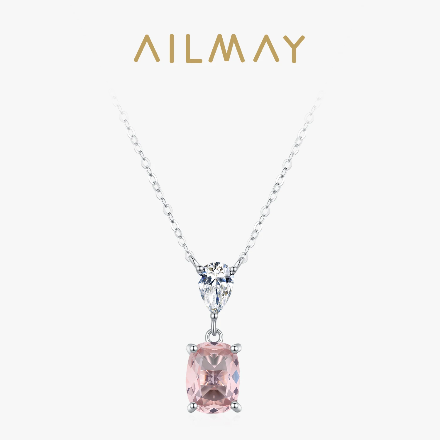 Ожерелье Ailmay с подвеской из кубического циркония нежно-розового цвета для женщин, серебро 925 пробы, уникальное украшение для свадьбы и вечеринок
Ожерелье Ailmay с подвеской из кубического циркония нежно-розового цвета для женщин, серебро 925 пробы, уникальное украшение для свадьбы и вечеринок