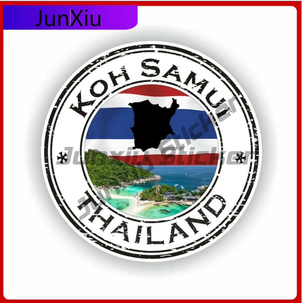 Thailand Koh Samui Seal Sticker Round Flag Unique Vinyl Decal Waterproof Exterior Decor for SUV Window Motorcycle Bumper
Thailand Koh Samui Seal Sticker Round Flag Unique Vinyl Decal Waterproof Exterior Decor for SUV Window Motorcycle Bumper
