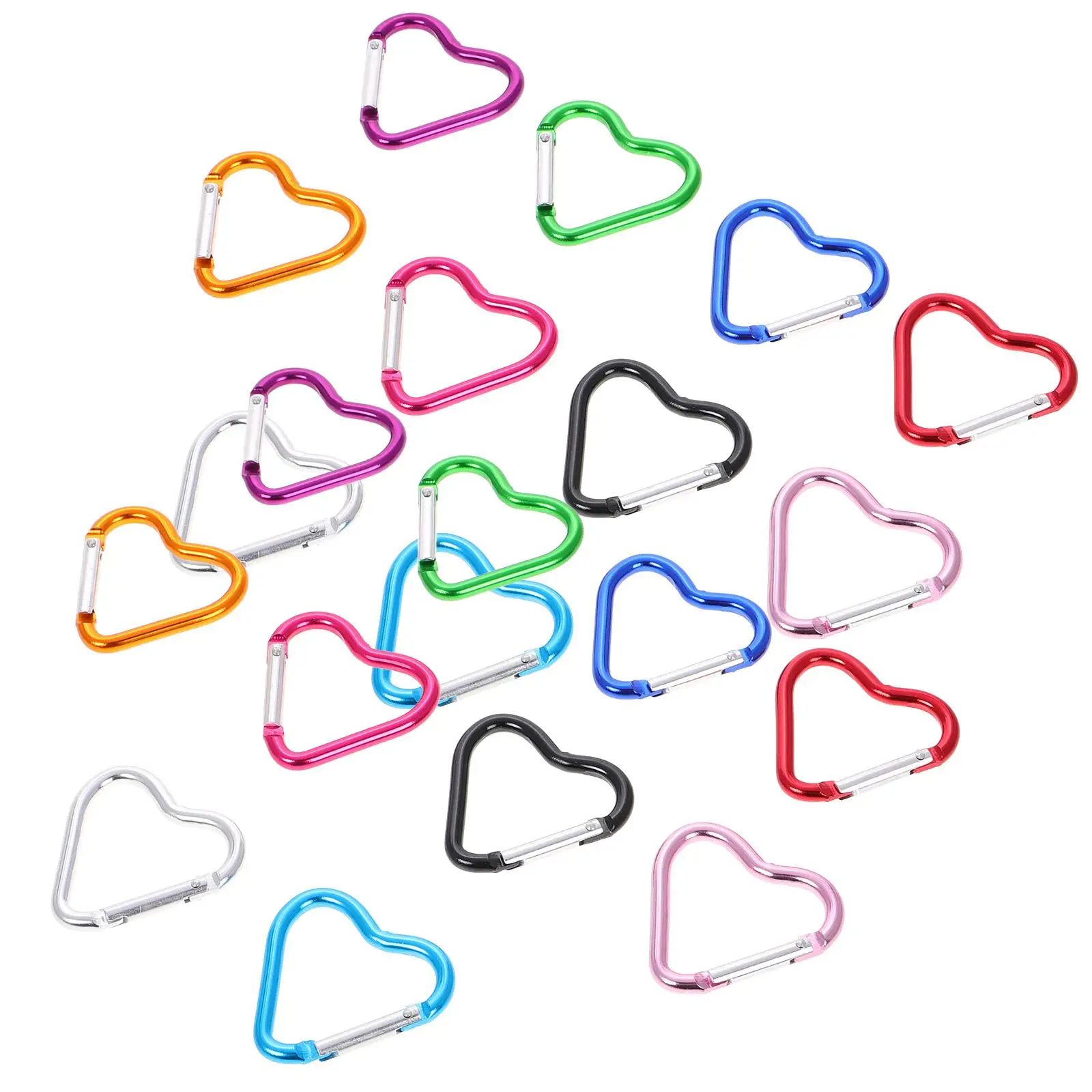 20 Pcs Heart Shaped Hooks Carabiner Clips Aluminum Alloy Lightweight Mini Size Backpack Accessories Keychains Camping Hiking
20 Pcs Heart Shaped Hooks Carabiner Clips Aluminum Alloy Lightweight Mini Size Backpack Accessories Keychains Camping Hiking