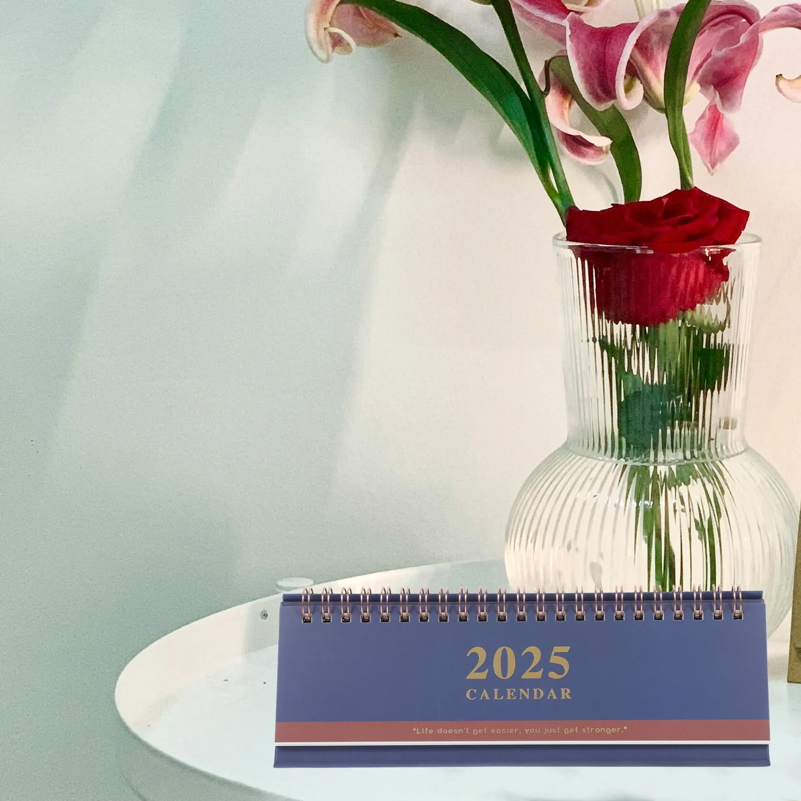 Long Desk Calendar Standing Flip Calendar Elegant Coil Design Daily Planner Office Home Classroom Home Accessory
Long Desk Calendar Standing Flip Calendar Elegant Coil Design Daily Planner Office Home Classroom Home Accessory