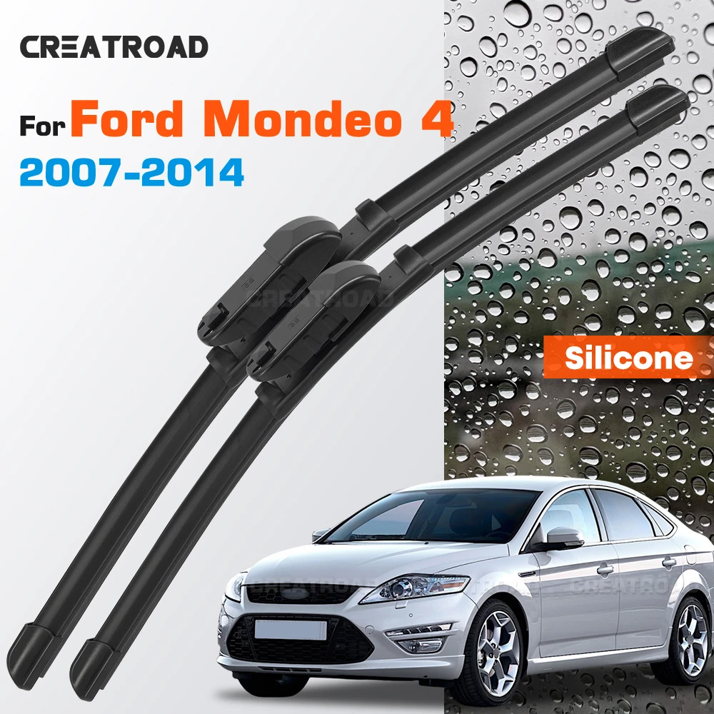 Silicone Wiper Blades Fit For Ford Mondeo 4 2007-2014 Coated Silent HD Wear-Resistant Car Windshield Wipers 26"+19"
Silicone Wiper Blades Fit For Ford Mondeo 4 2007-2014 Coated Silent HD Wear-Resistant Car Windshield Wipers 26"+19"
