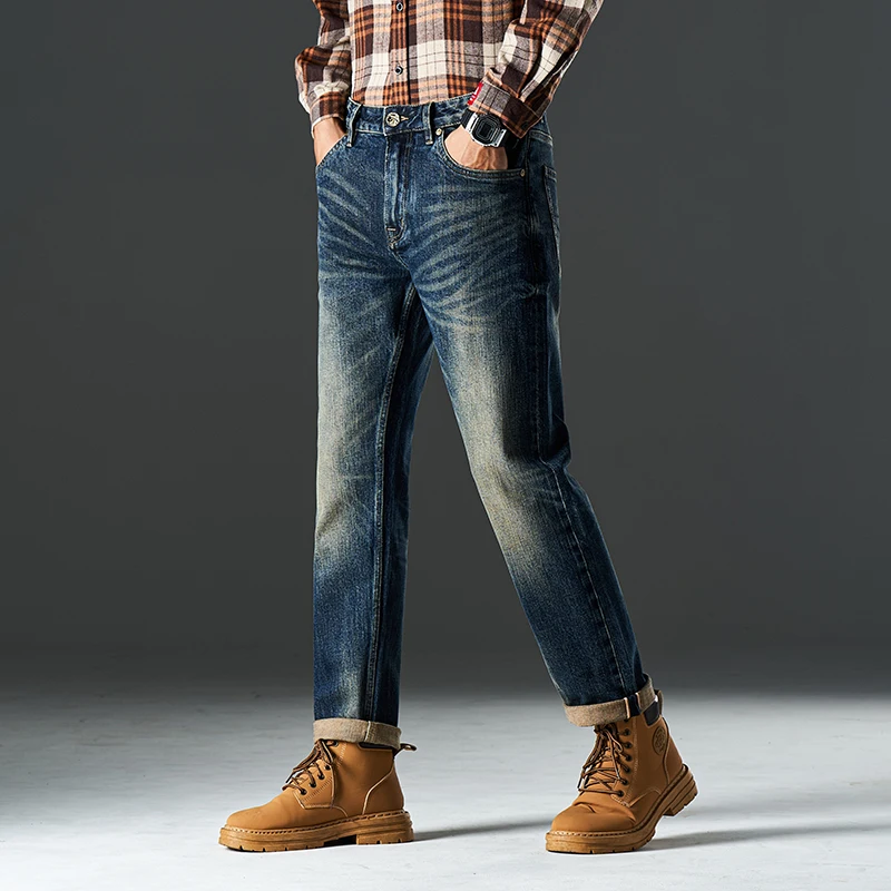 15oz Heavyweight 99% Cotton Selvedge Denim Jeans for Men American Vintage Heavy Wash Slim Tapered Straight Pants High Quality
15oz Heavyweight 99% Cotton Selvedge Denim Jeans for Men American Vintage Heavy Wash Slim Tapered Straight Pants High Quality