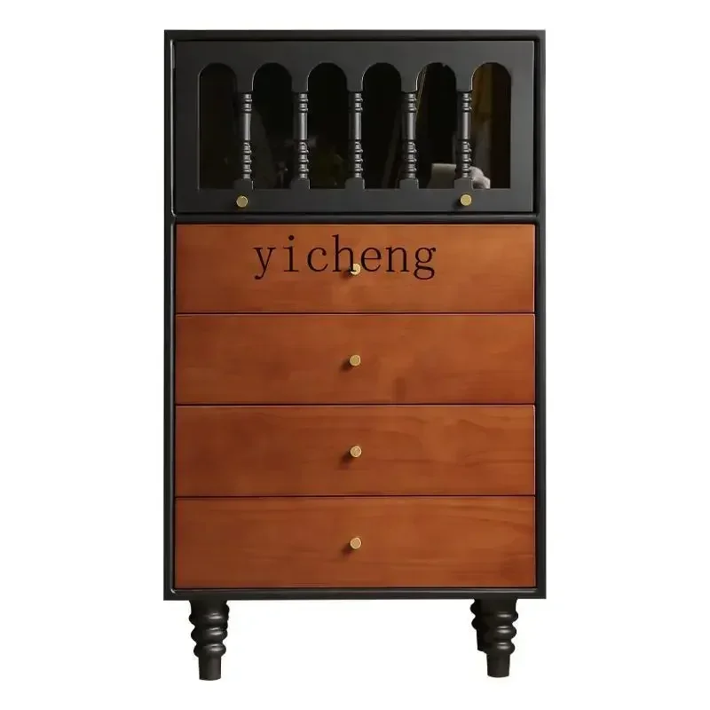 B1 French retro solid wood chest bedroom antique storage cabinet household color matching bedside cabinet
B1 French retro solid wood chest bedroom antique storage cabinet household color matching bedside cabinet