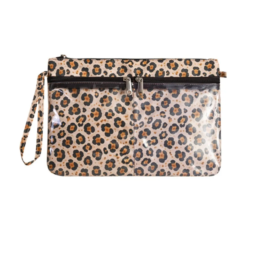 Portable Floral/Leopard Print Coin Purse Waterproof Double Zipper Change Bag Stain Resistant Storage Bag Daily Carry
Portable Floral/Leopard Print Coin Purse Waterproof Double Zipper Change Bag Stain Resistant Storage Bag Daily Carry