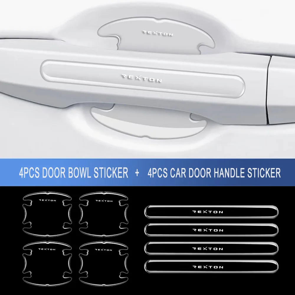8pcs Car Door Handle Bowl Sticker Anti-collision Strip Decals for ssangyong Rexton Accessories
8pcs Car Door Handle Bowl Sticker Anti-collision Strip Decals for ssangyong Rexton Accessories