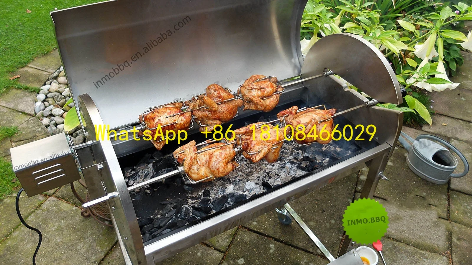 30KG Rotisserie Grill Chicken Barbeque With Lid High Quality Stainless Steel
30KG Rotisserie Grill Chicken Barbeque With Lid High Quality Stainless Steel